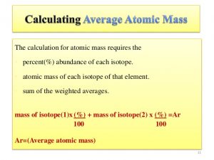 how to find the average atomic mass - Hunter Turninaing