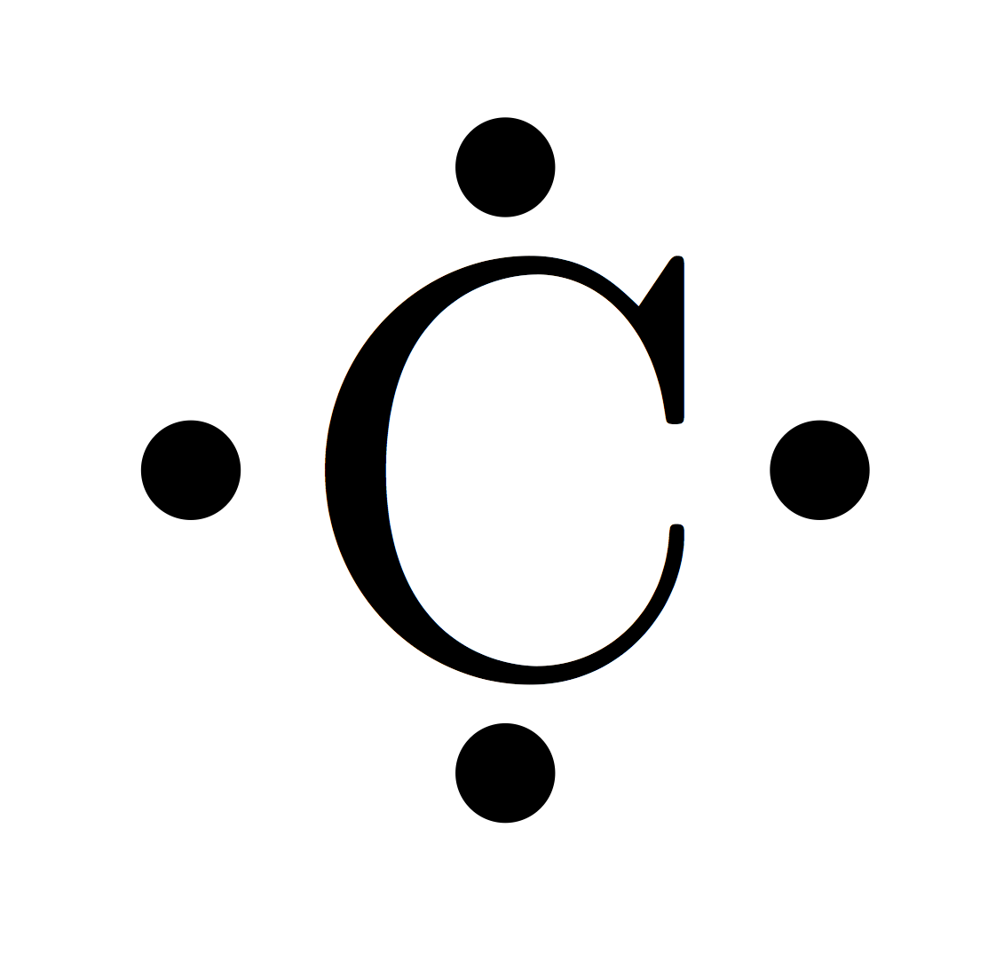 carbon valence electrons