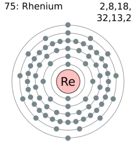 Rhenium Number of Valence Electrons