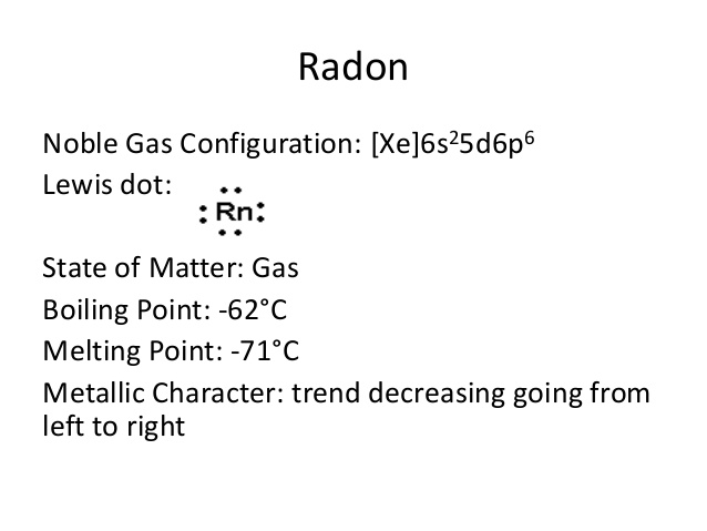How Many Valence Electrons Does Radon Have