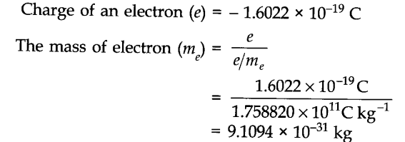 magnitude charge of electron